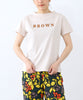 【Limhome】プリントTシャツ - LA MARINE FRANCAISE＠ベージュ：H166 着用サイズ：F