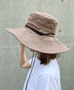 【Mia Hat & Accessory】コットンキャペリン - LA MARINE FRANCAISE＠ブラウン：H156 着用サイズ：F