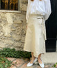 チノラップスカート - LA MARINE FRANCAISE＠モデル：H156　モデル着用サイズ：0