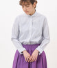 【予約】フランセーズのラウンドカラーシャツ - LA MARINE FRANCAISE＠サックス：H166 着用サイズ：1