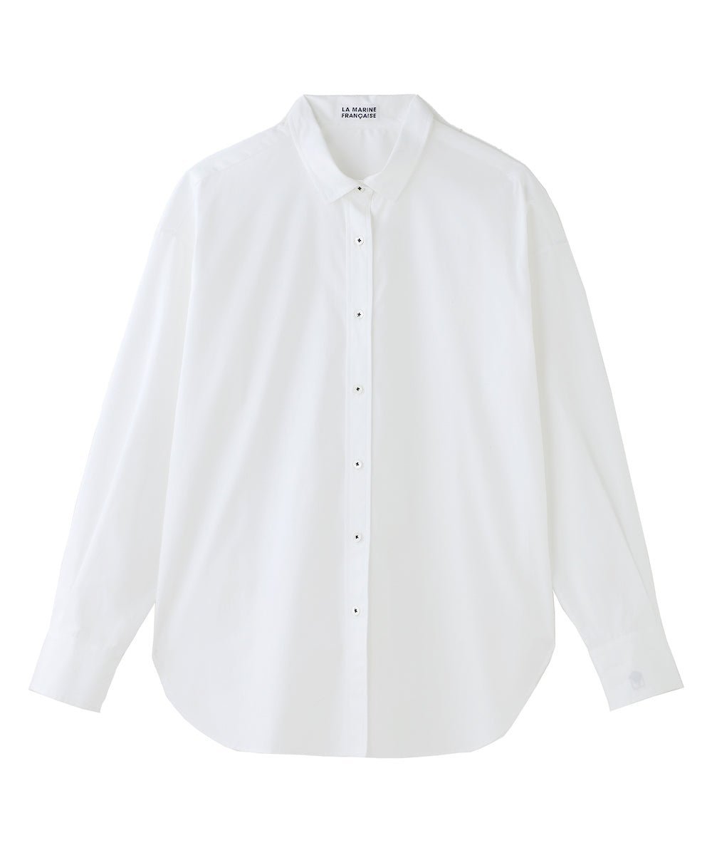 フランセーズのワークSTシャツ(ホワイト) - LA MARINE FRANCAISE