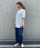 リバイバルリネン Tシャツ - LA MARINE FRANCAISE＠ホワイト：H156 着用サイズ：F
